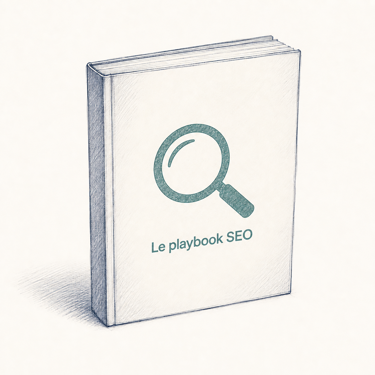 Couverture sketch du playbook SEO